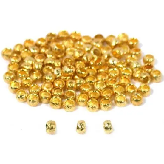 Crimp Beads Brass Qty 100 {1}