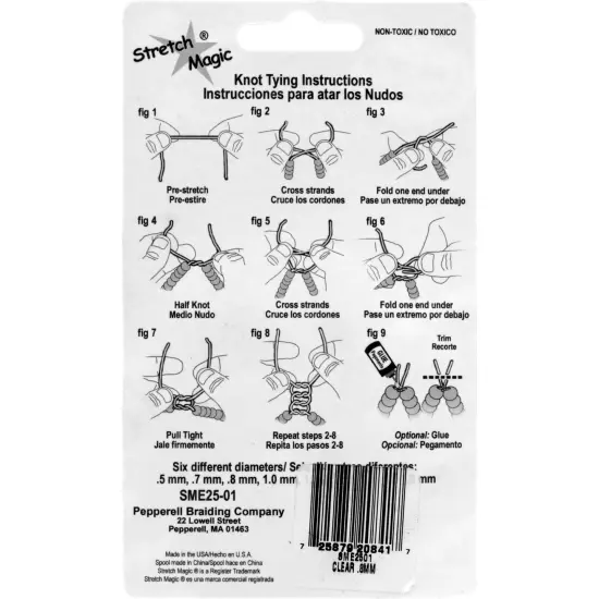 Stretch Magic Beading Cord - 0.8mm - Clear - 25m - Making Elastic Bracelets {3}