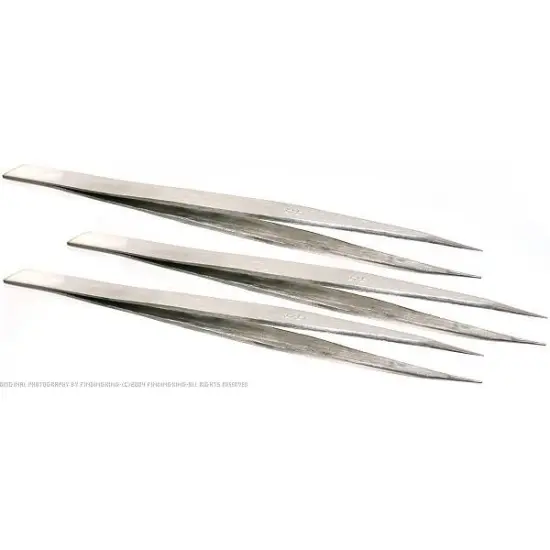 3 Tweezers #RR Soldering Beading Gemstone Steel Tool {1}