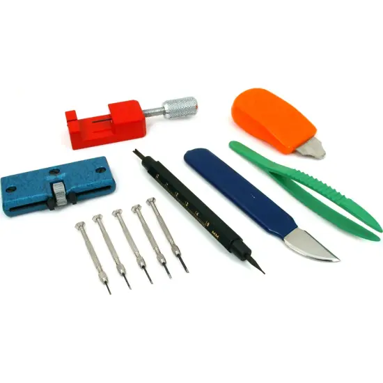 11 Watchmakers Case Knife Screwdrivers Link Removers {1}