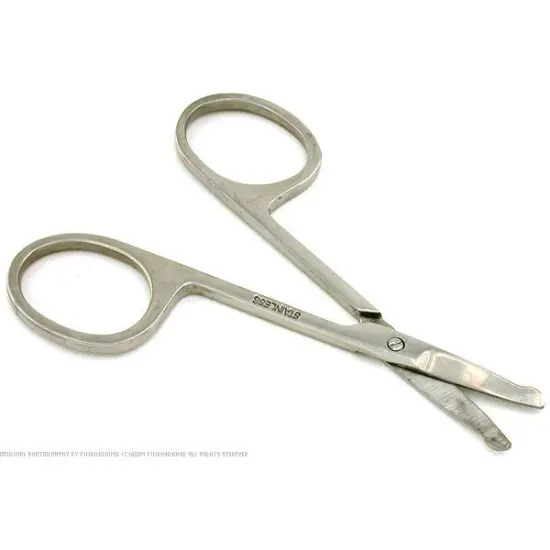 Mustache Beard Nose Scissors Stainless Steel Tool 3.5" {1}
