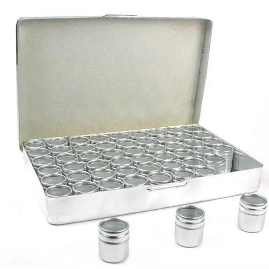 270 Bead & Finding Box Holders Glass Top Jars {2}