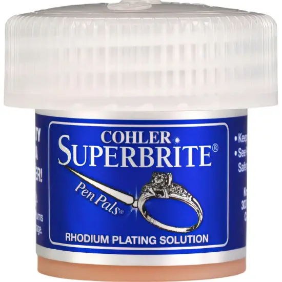 Superbrite Rhodium Plating Solution Pen Pals 1/4 Gram {1}