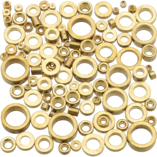 100 Clock Pivot Brass Bushing Movement Clockmaker Part {1}