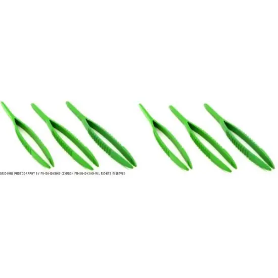 6 Tweezers Plastic Stringing Beading Watch Repair Tools {1}