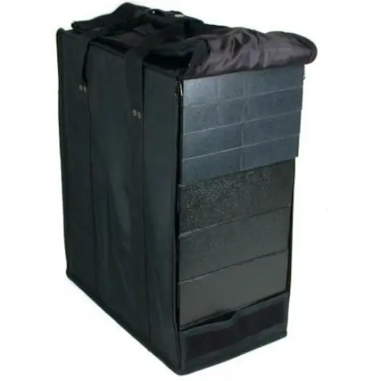 21 Ring Chain Jewelry Pad Display Trays Carrying Case {3}