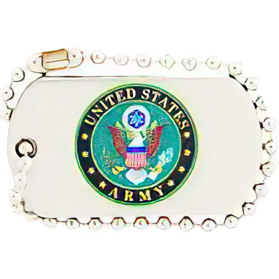 U.S. Army Logo Dog Tag Pin 1" {1}
