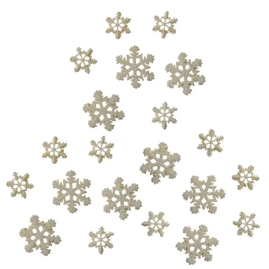 Buttons Galore Flatback Embellishments for Crafts - Sparkling Snow - 18 Pieces {4}