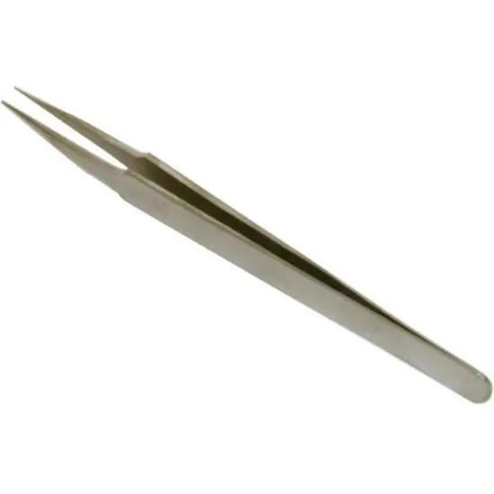 Stainless Steel Anti Magnetic #5 Tweezers Fine Tip Tool {1}