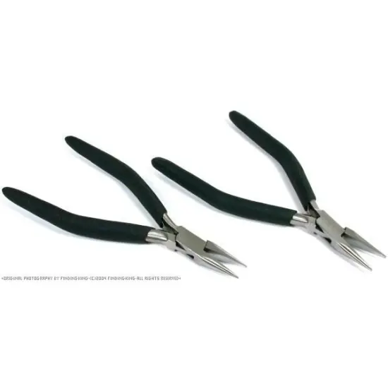 2 Chain Needle Nose Long Pliers Wire Wrap Jewelers Tool {1}