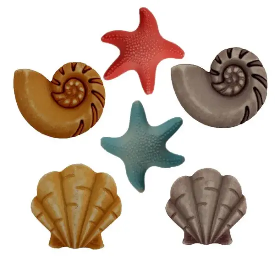 Buttons Galore and More 3D Novelty Buttons &ndash; Summer Fun in the Sun Bundle - 36 Pcs {3}