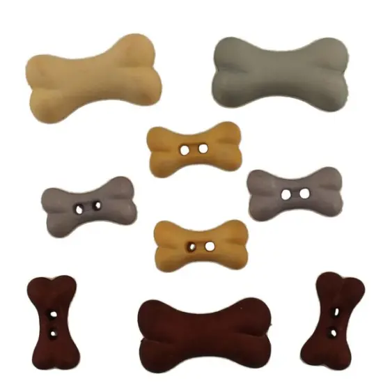 Buttons Galore 50+ Assorted Pet Buttons for Sewing & Crafts - Set of 6 Button Packs {6}