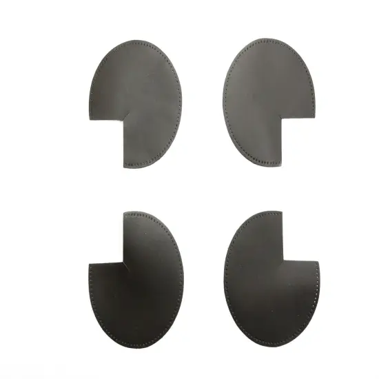 byhands Synthetic Leather Patch for Bag Corner (3.9") Brown {5}