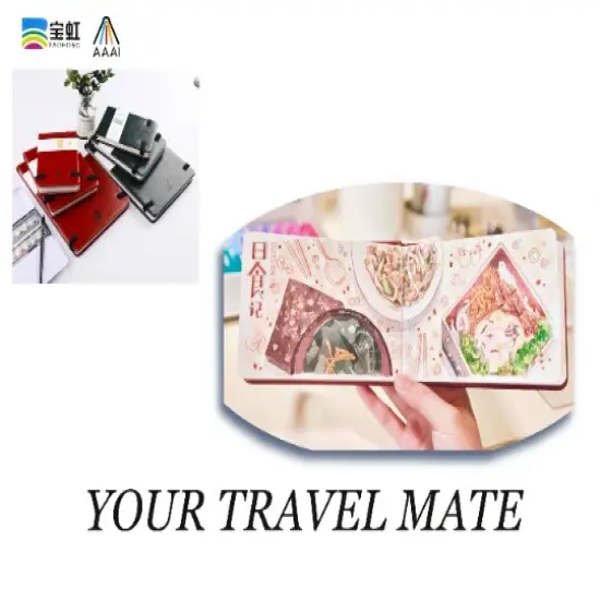 BAOHONG Journal Book 100% cotton Watercolor Paper 140lb/300gsm, Academy Grade Watercolor Paper, 24 sheets {7}