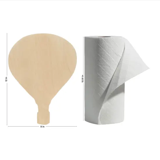 Unfinished Wooden Hot Air Balloon Cutout, 12", Summer Crafts | Woodpeckers {6}