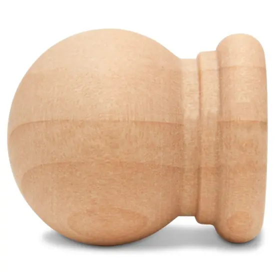 Small Wood Finials, 3/4 inch for Crafting & DIY Dcor |Woodpeckers {8}