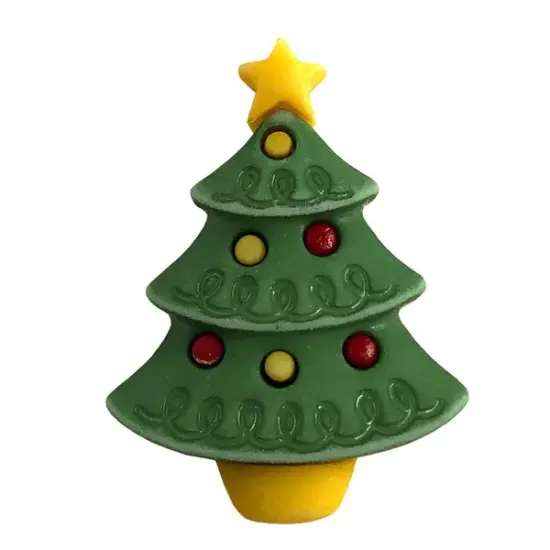 Buttons Galore and More 3D Bulk Buttons - Christmas Tree - 25 Buttons {1}