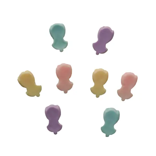 Buttons Galore Flatback Embellishments for Crafts - Tiny Tulips - 24 Pieces {2}