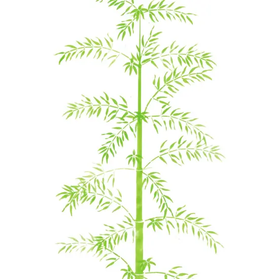 Large Bamboo Tree Wall Stencil | 1828 by Designer Stencils | Animal & Nature Stencils | Reusable Art Craft Stencils for Painting on Walls, Canvas, Wood | Reusable Plastic Paint Stencil for Home Makeover | Easy to Use & Clean Art Stencil {2}