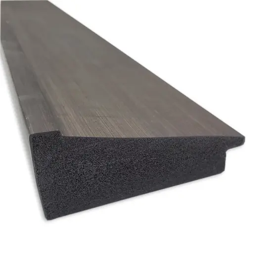 Beveled Bathroom Wall Mirror, William Rustic Woodgrain Frame {2}