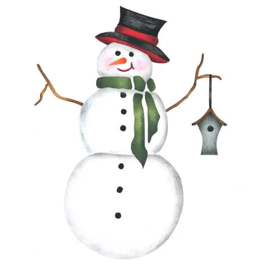Small Snowman Wall Stencil | 2158 by Designer Stencils | Outdoor Stencils | Reusable Art Craft Stencils for Painting on Walls, Canvas, Wood | Reusable Plastic Paint Stencil for Home Makeover | Easy to Use & Clean Art Stencil {1}