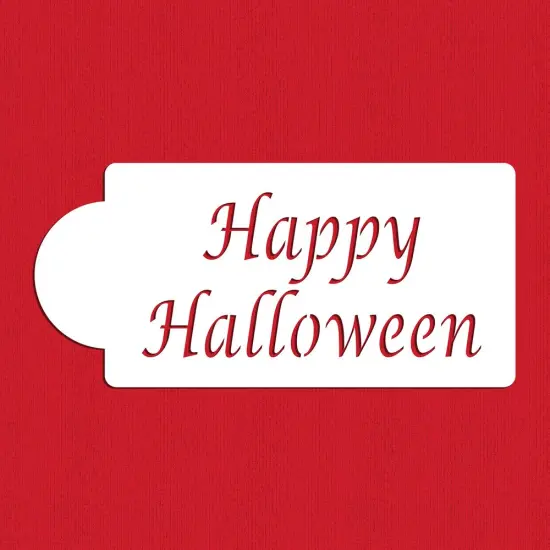 Happy Halloween Cake Stencil | C014 by Designer Stencils | Cake Decorating Tools | {1}