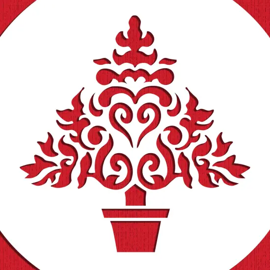 7-Inch Christmas Tree Cake Stencil | C174 by Designer Stencils | Cake Decorating Tools | Baking Stencils for Royal Icing, Airbrush, Dusting Powder | Reusable Plastic Food Grade Stencil for Cakes | Easy to Use & Clean Cake Stencil {3}