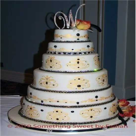 Manali Cake Stencil Side #1 | C426 by Designer Stencils | Cake Decorating Tools | {3}