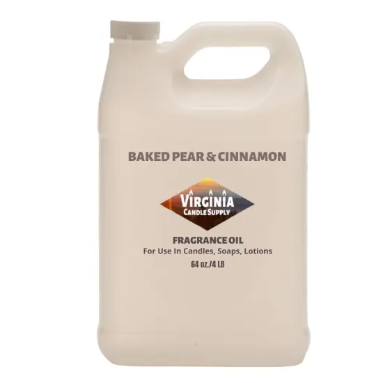 Baked Pear & Cinnamon Fragrance Oil (8 LB Jug) for Candle Making, Soap Making, Tart Making, Room Sprays, Lotions, Car Fresheners, Slime, Bath Bombs, Warmers&hellip; {1}