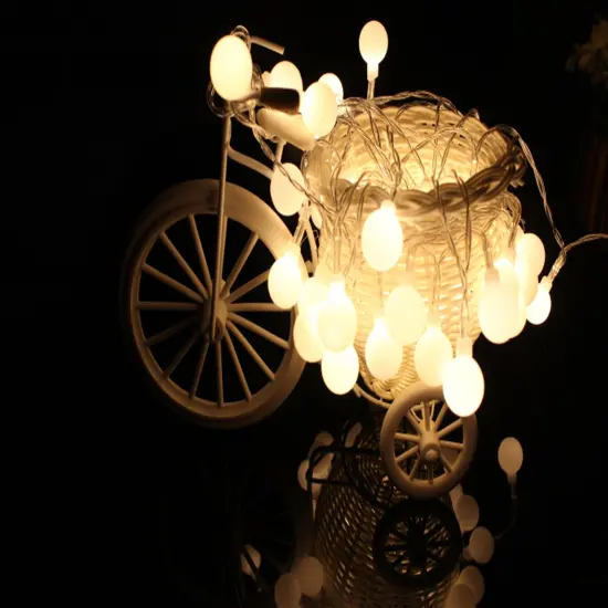 Perfect Holiday 50 LED String Light Bulb With Connector Warm white {5}