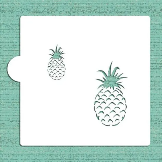 Pineapple Cookie & Craft Stencil | CM097 by Designer Stencils | Baking Stencils for Royal Icing, Airbrush, Dusting Powder | {1}