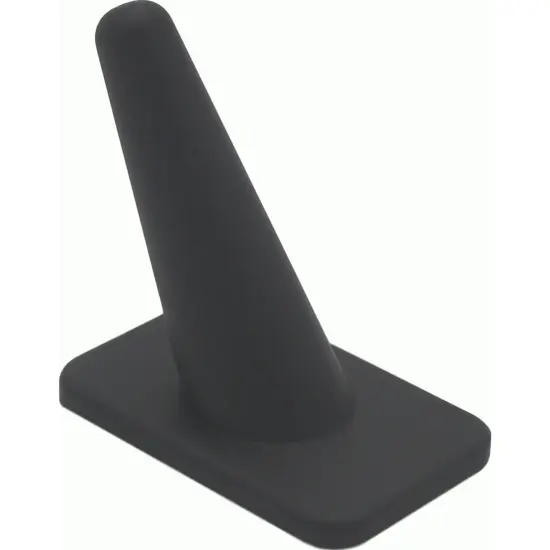6 Black Rubber Ring Finger Jewelry Holder Showcase Display Stands {2}