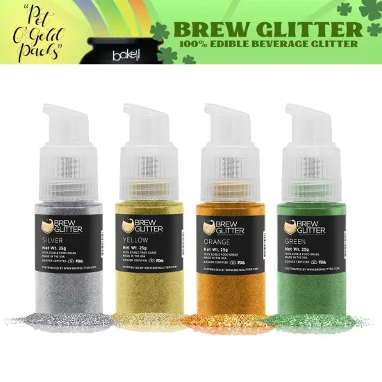 St. Patty's Brew Glitter Pump Combo Pack B (4 PC SET) for drinks {1}