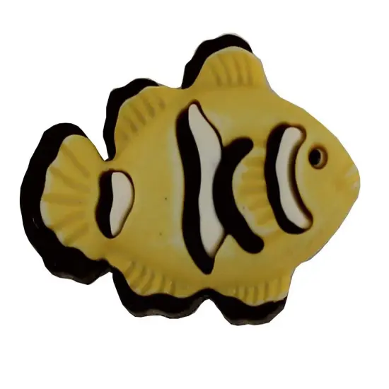 Buttons Galore and More 3D Bulk Buttons - Exotic Fish - 25 Buttons {1}