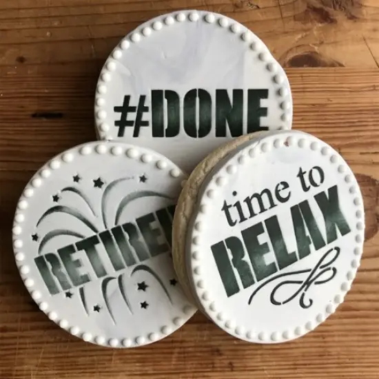 Retired Cookie Stencil Set | C1016 by Designer Stencils | Cookie Decorating Tools | Baking Stencils for Royal Icing, Airbrush, Dusting Powder | Reusable Plastic Food Grade Stencil for Cookies | Easy to Use & Clean Cookie Stencil {2}