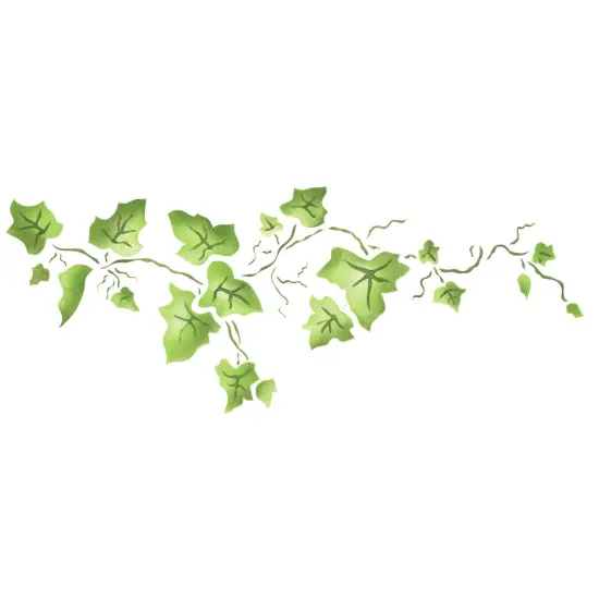 Large Ivy Wall Stencil Border | 041B by Designer Stencils | {1}