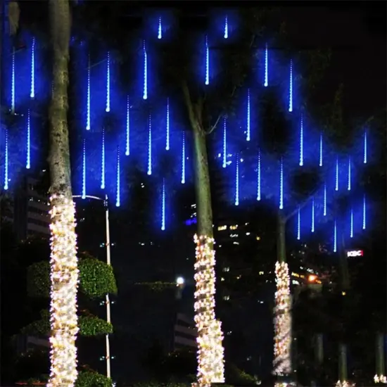 Perfect Holiday 8 Tubes Snowfall 50cm - Icicle Lights Multicolor {2}