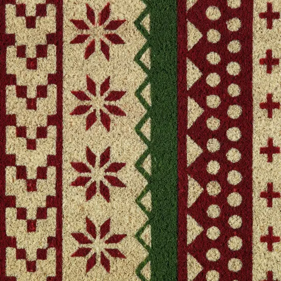 DII Cardinal Red Tri Color Check Table Runner {6}