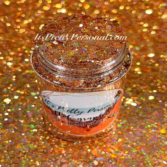 &ldquo;Pink Champagne XL &rdquo;- Holographic XL {1}