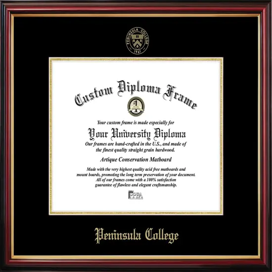 Peninsula College Petite Diploma Frame {1}