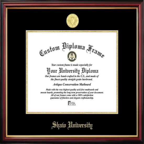 Shaw University Petite Diploma Frame {1}