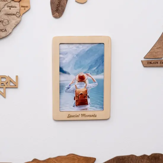 Set of 9 Wooden Photo Frames, Picture Frames, Polaroid Frame, Home Wall decor, Photo Frames for Wall, Christmas Gift {4}