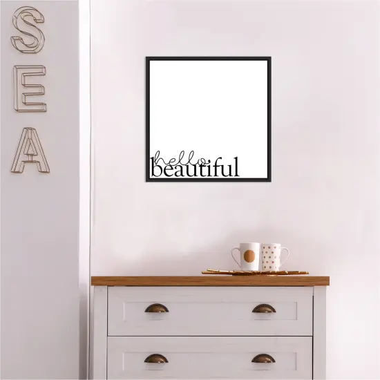 Love Quotes IV by Anna Hambly 16-in. W x 16-in. H. Canvas Wall Art Print Framed in Black {5}