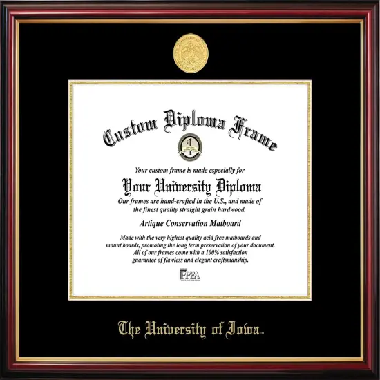 University of Iowa Petite Diploma Frame {1}