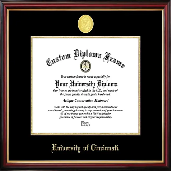 University of Cincinnati Petite Diploma Frame {1}