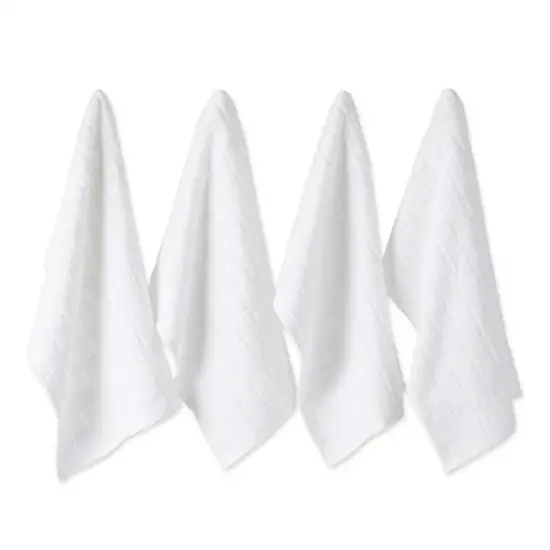 DII PE-Coated Cotton Polyester Laundry Hamper Lattice Stone Round 13.5x13.5x20 {1}