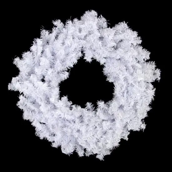 Perfect Holiday 30" Christmas Wreath Crystal White {2}