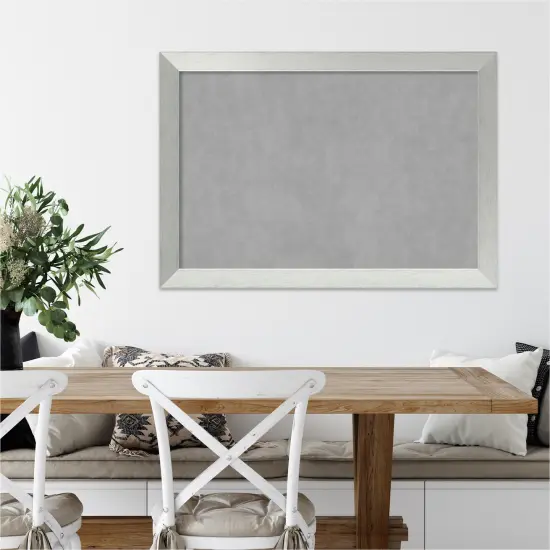 Magnetic Boards, Home Office Boards (40x28 in.) Brushed Sterling Silver Framed Organization Boards {4}