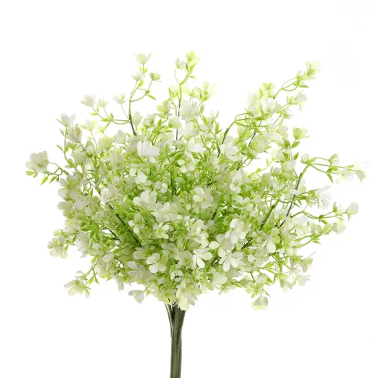Grand Verde Forget-Me-Not Tall Artificial Flowers 29&rdquo; Long Stems Real-Touch Faux Bouquet, 5pcs Bundle White {3}