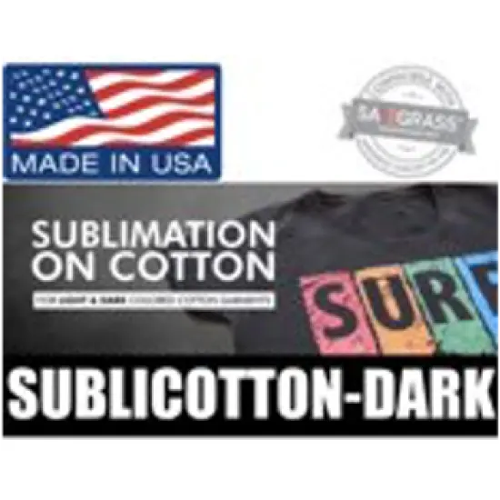 SUBLICOTTON DARK TRANSFER PAPER 10 Sheets A4 PK 8.27"X11.69" (A4) {1}